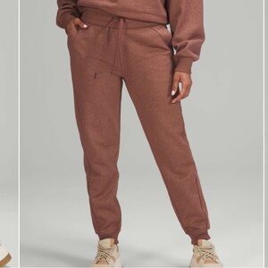 Lululemon Scuba High-Rise Jogger Sparkle Smoky Topaz Brown Size 4 Comfy Lounge